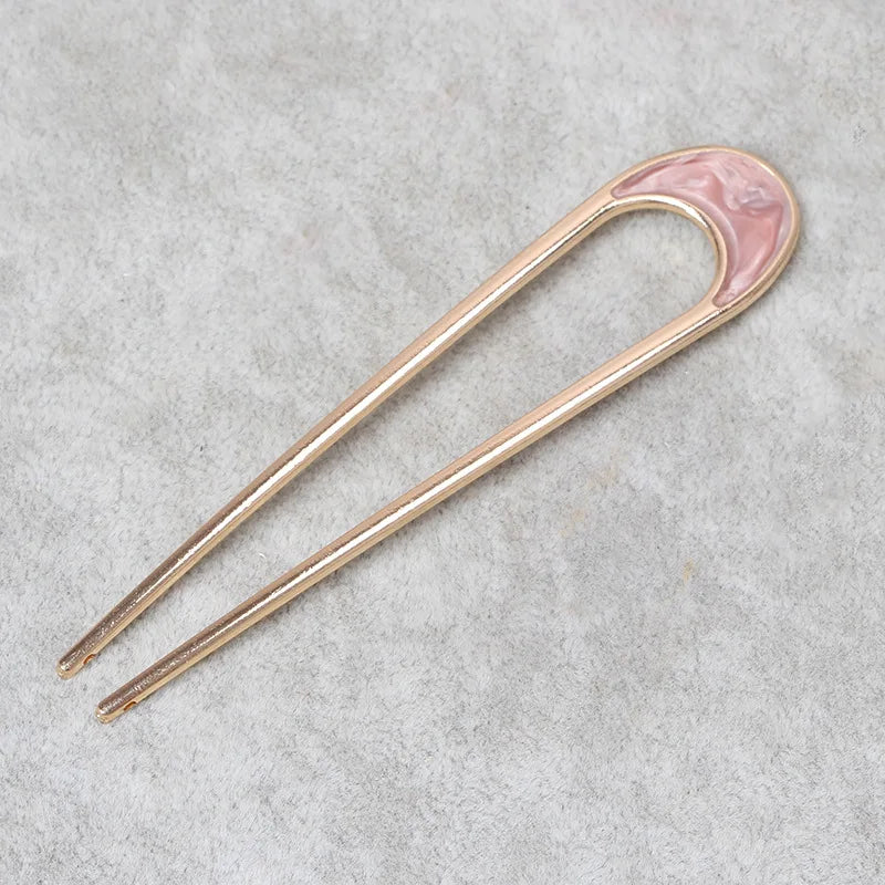 Glam Hairpins Korean U-shaped Metal - 27 Trendstore