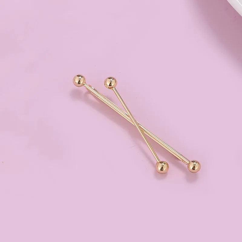 Pearl Cross Golden Hairpins - 27 Trendstore