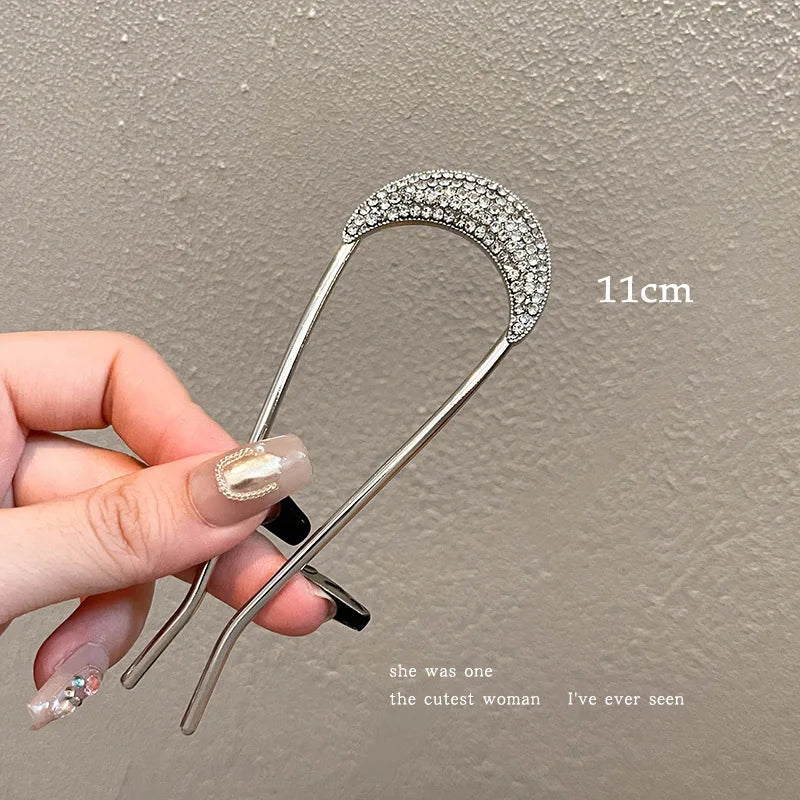 Glam Hairpins Korean U-shaped Metal - 27 Trendstore