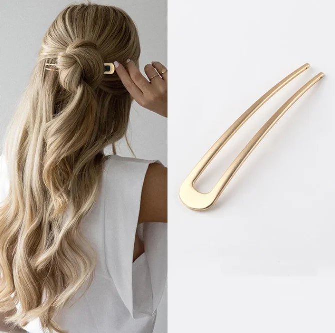 Glam Hairpins Korean U-shaped Metal - 27 Trendstore