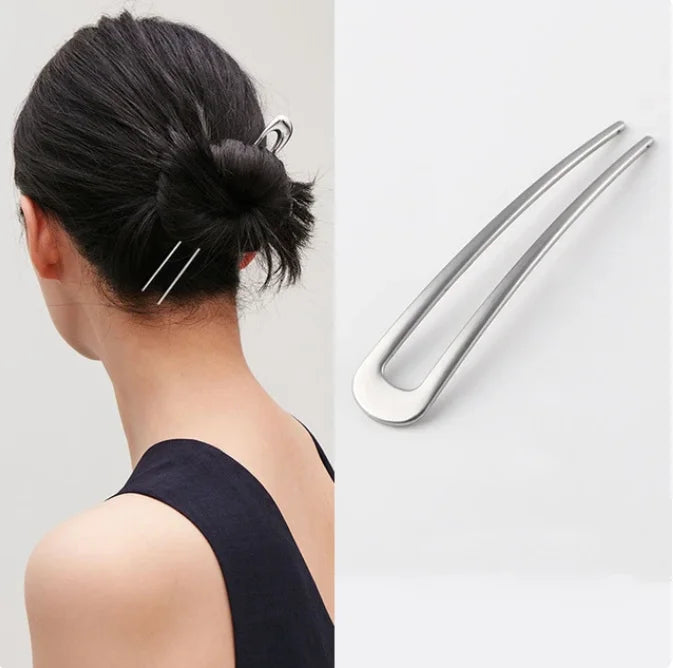 Glam Hairpins Korean U-shaped Metal - 27 Trendstore